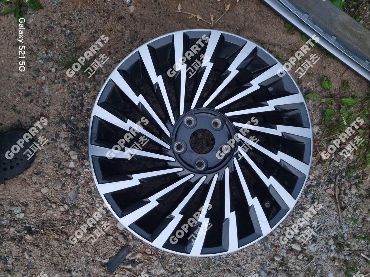 현대 그랜저 7세대 GN7 전기 전면후면휠바퀴프론트리어19인치 다이아몬드커팅휠8J 사진 2