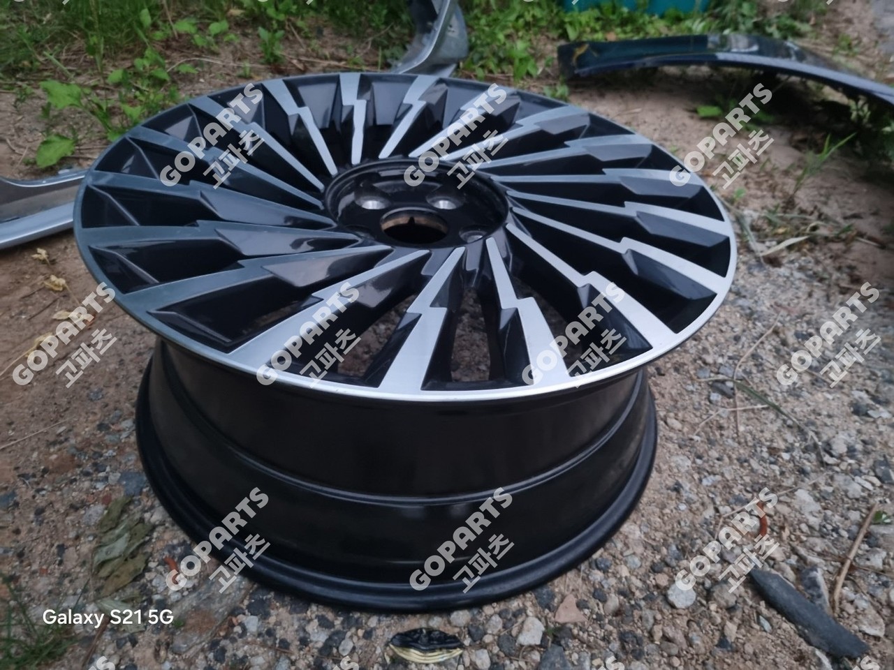 그랜저 7세대 GN7 전기 전면후면휠바퀴프론트리어19인치 다이아몬드커팅휠8J 중고