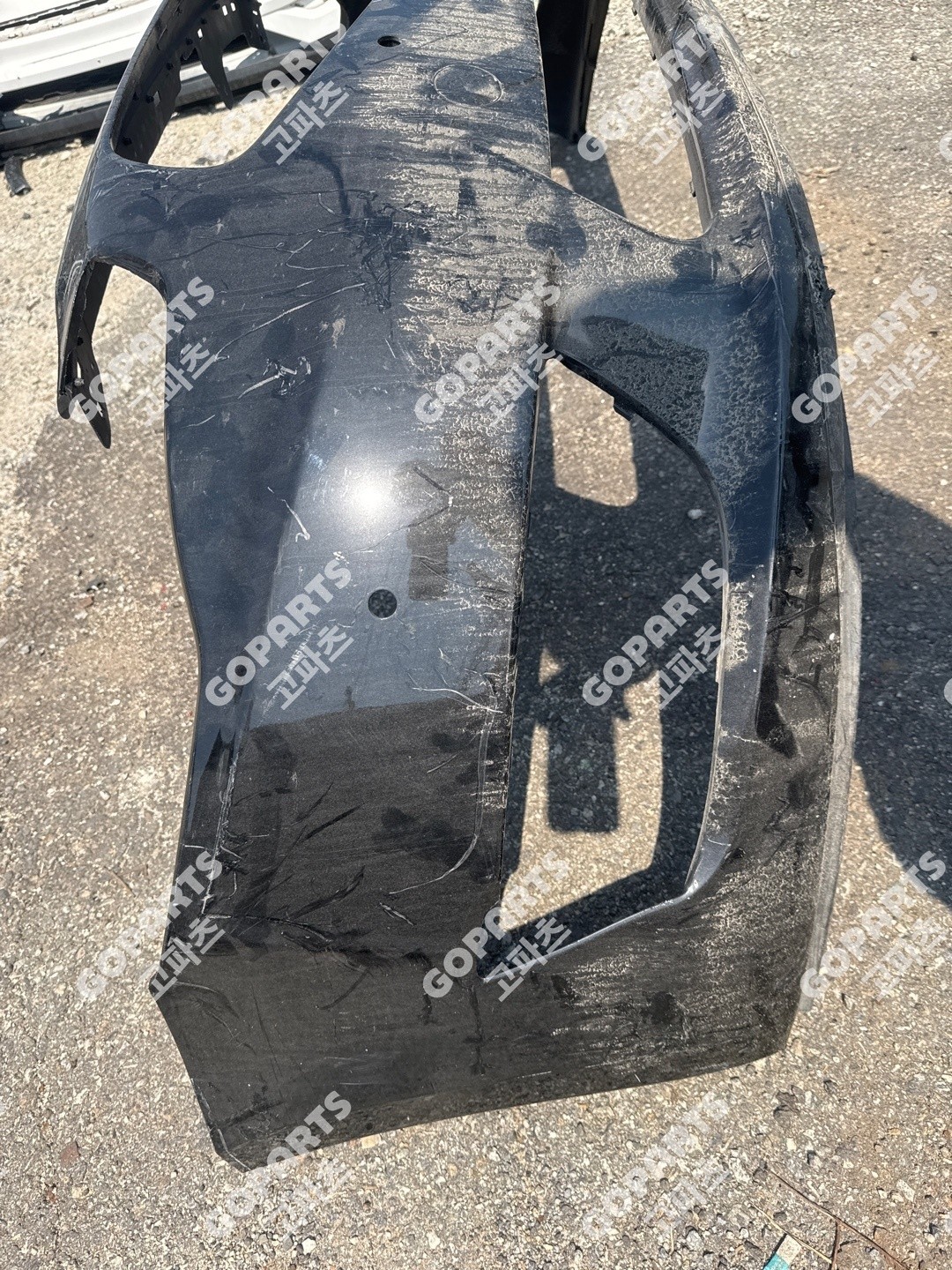 기아 K7 1세대 후기 앞범퍼 전피 프론트밤바 일반타입 센서구멍4개 4구타입 사진 3