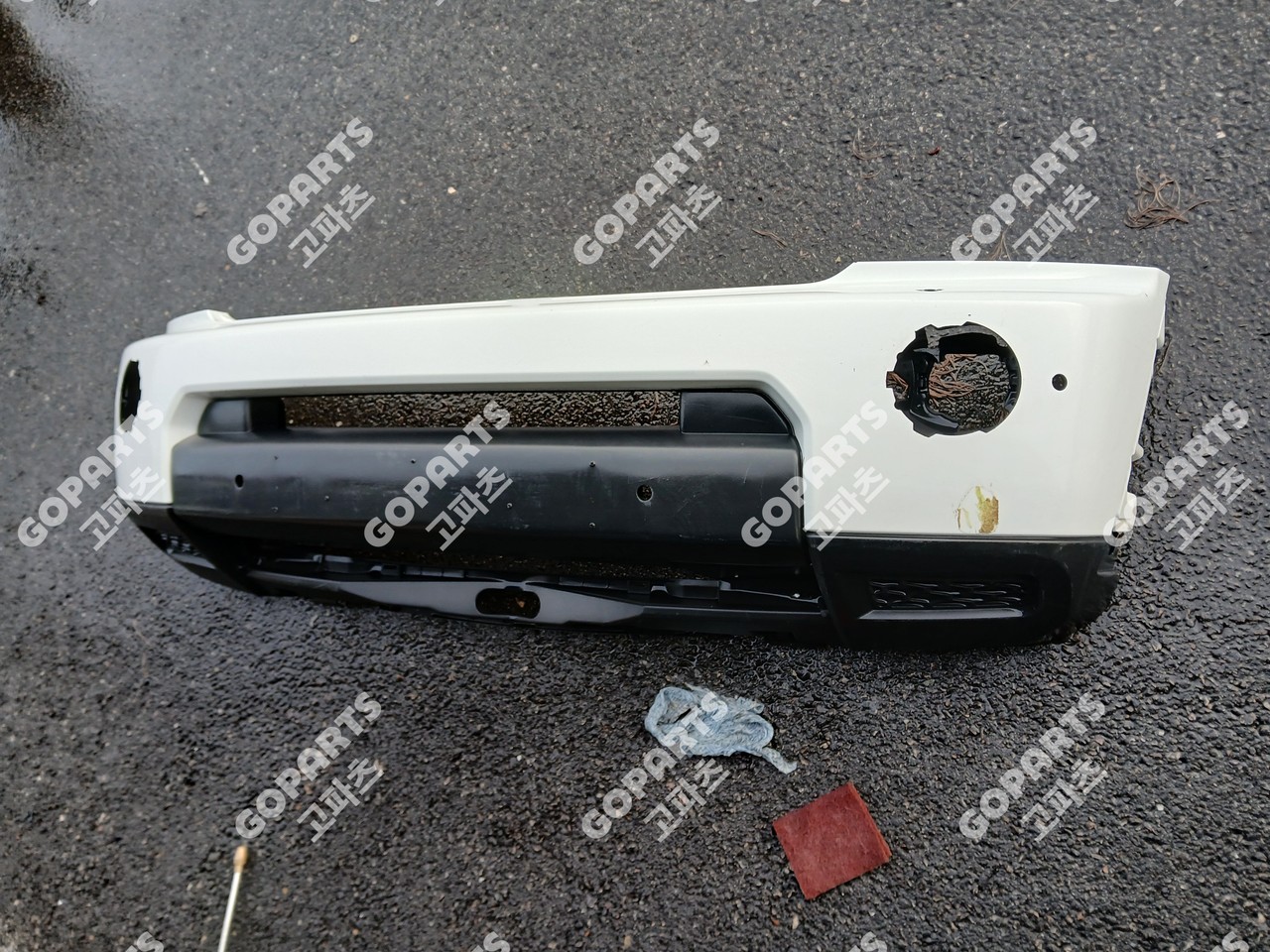 랜드로버 디스커버리4 전기 앞범퍼 전피 물노즐타입 사진 2