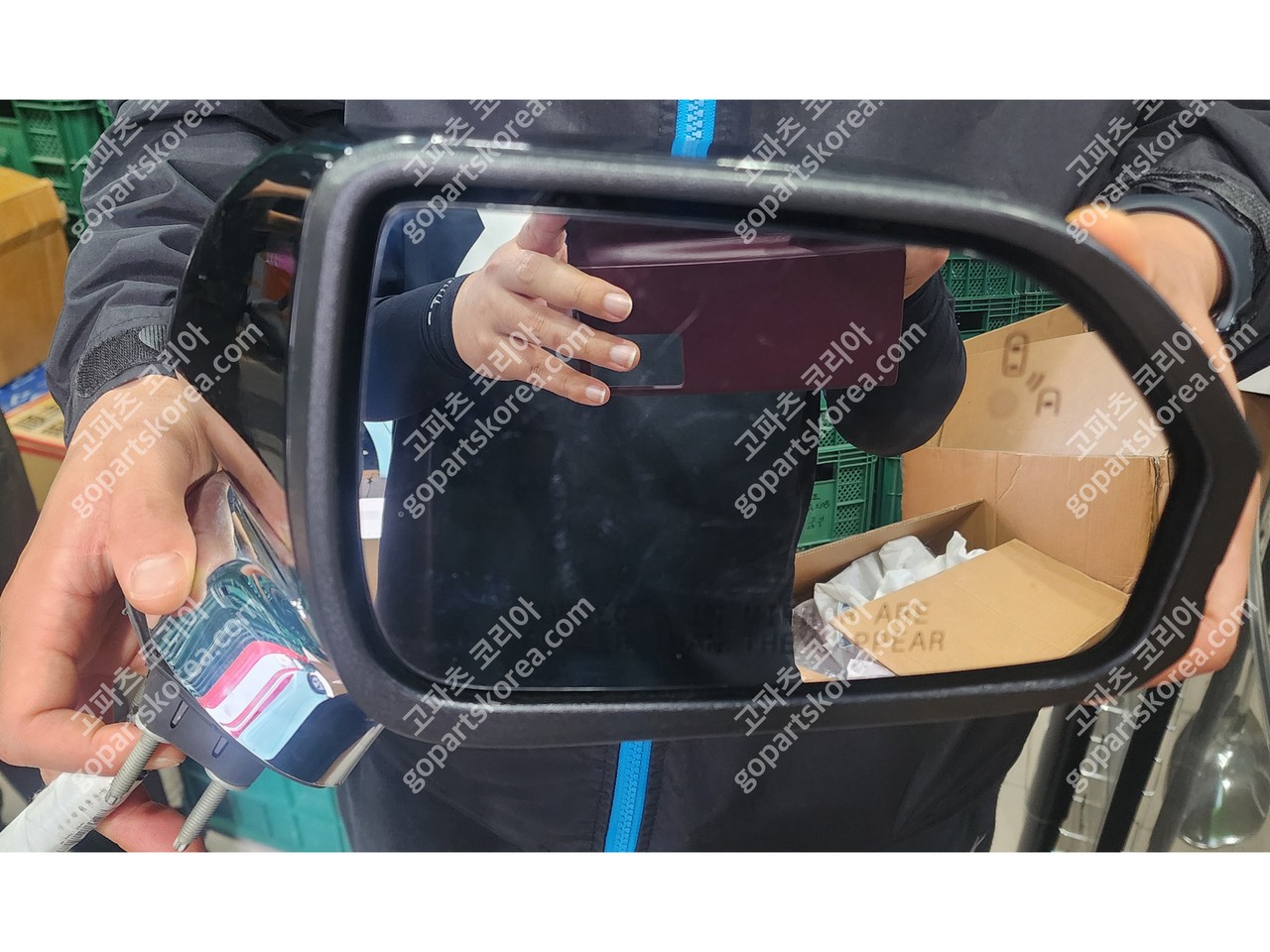링컨 MKZ 2세대 사이드미러 조수석 앗세이 중고