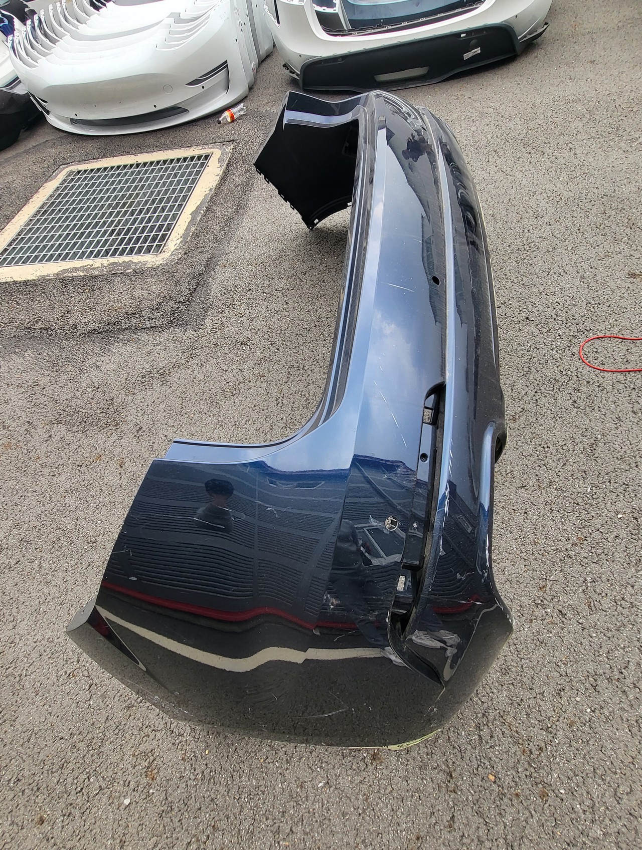 마세라티 르반떼 뒷범퍼 상단 하단 디퓨저 _2016-2018 사진 2