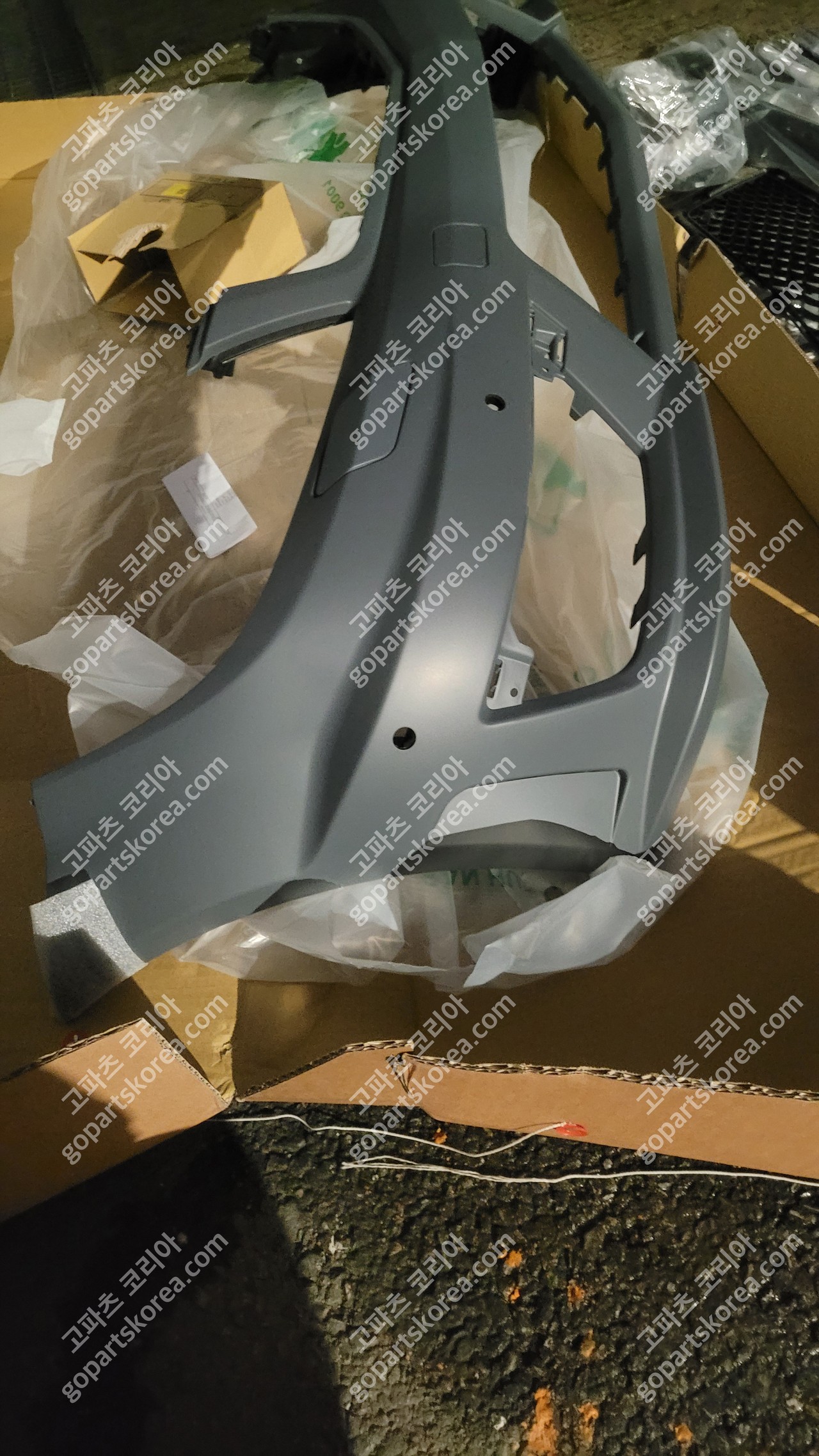 벤츠 C클래스 W204 후기 앞범퍼 63 AMG 룩 바디킷 풀세트 앗세이 사진 3