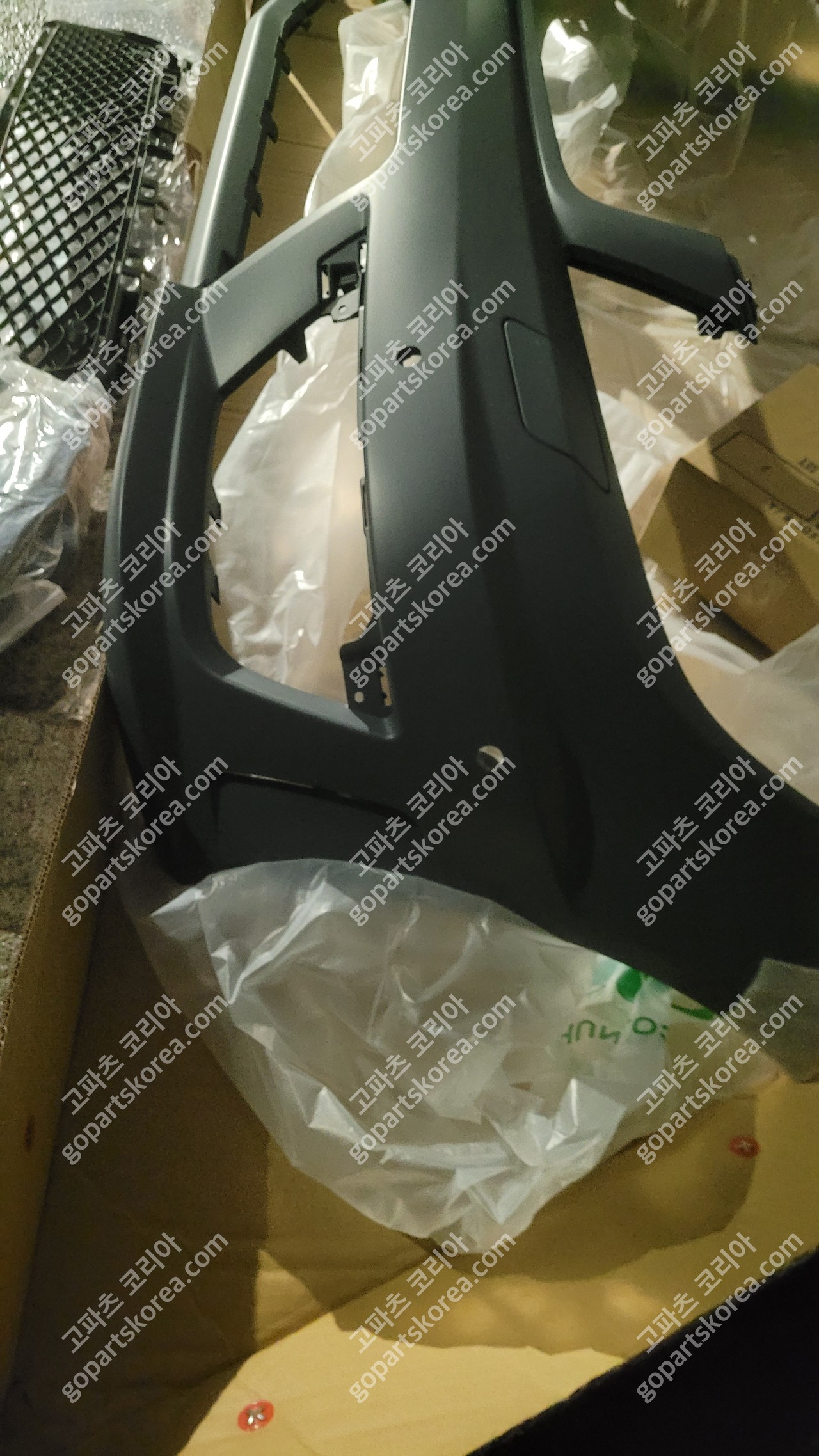 벤츠 C클래스 W204 후기 앞범퍼 63 AMG 룩 바디킷 풀세트 앗세이 사진 4