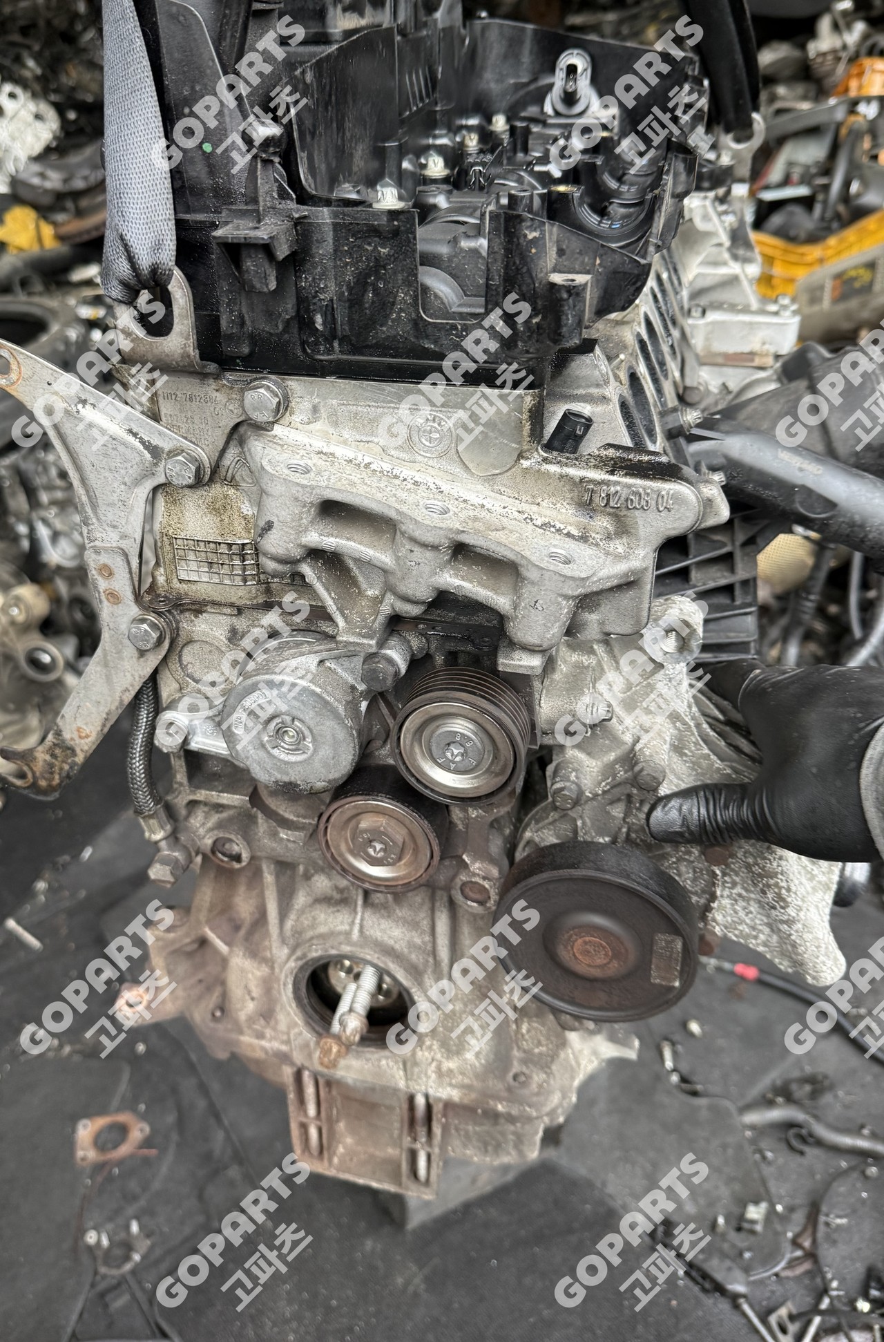 미니 컨트리맨 R60 1세대 디젤 R60 N47 엔진 앗세이 고압펌프 터보 엔진오일팬 어셈블리 중고