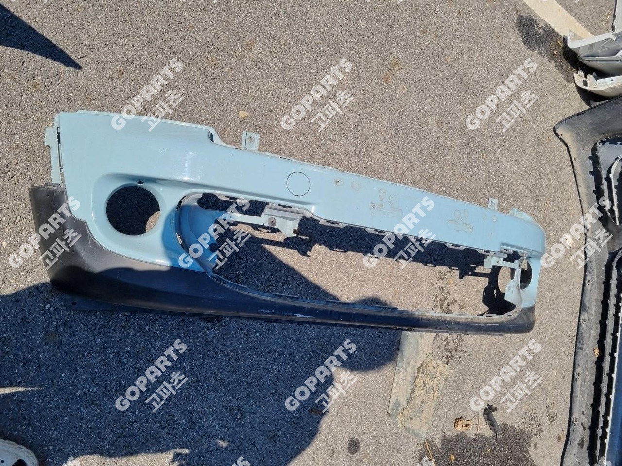 미니쿠퍼 R56 후기 앞범퍼 전피 프론트밤바 일반타입 중고