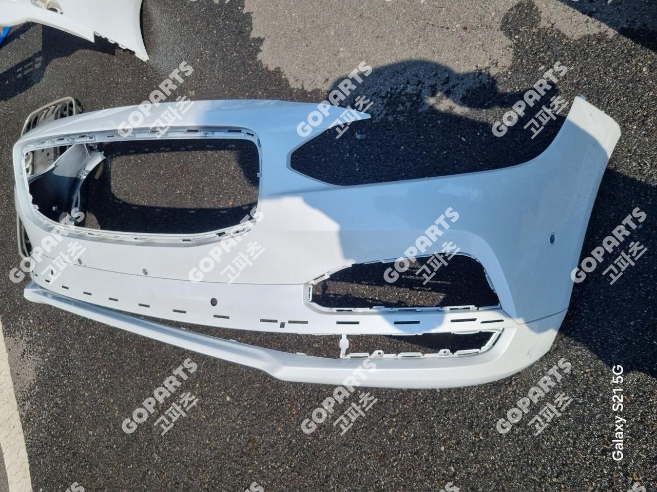 볼보 S90 2세대 후기 전범퍼 앞범퍼 전피 프론트밤바 크롬띠 물노즐X 중고