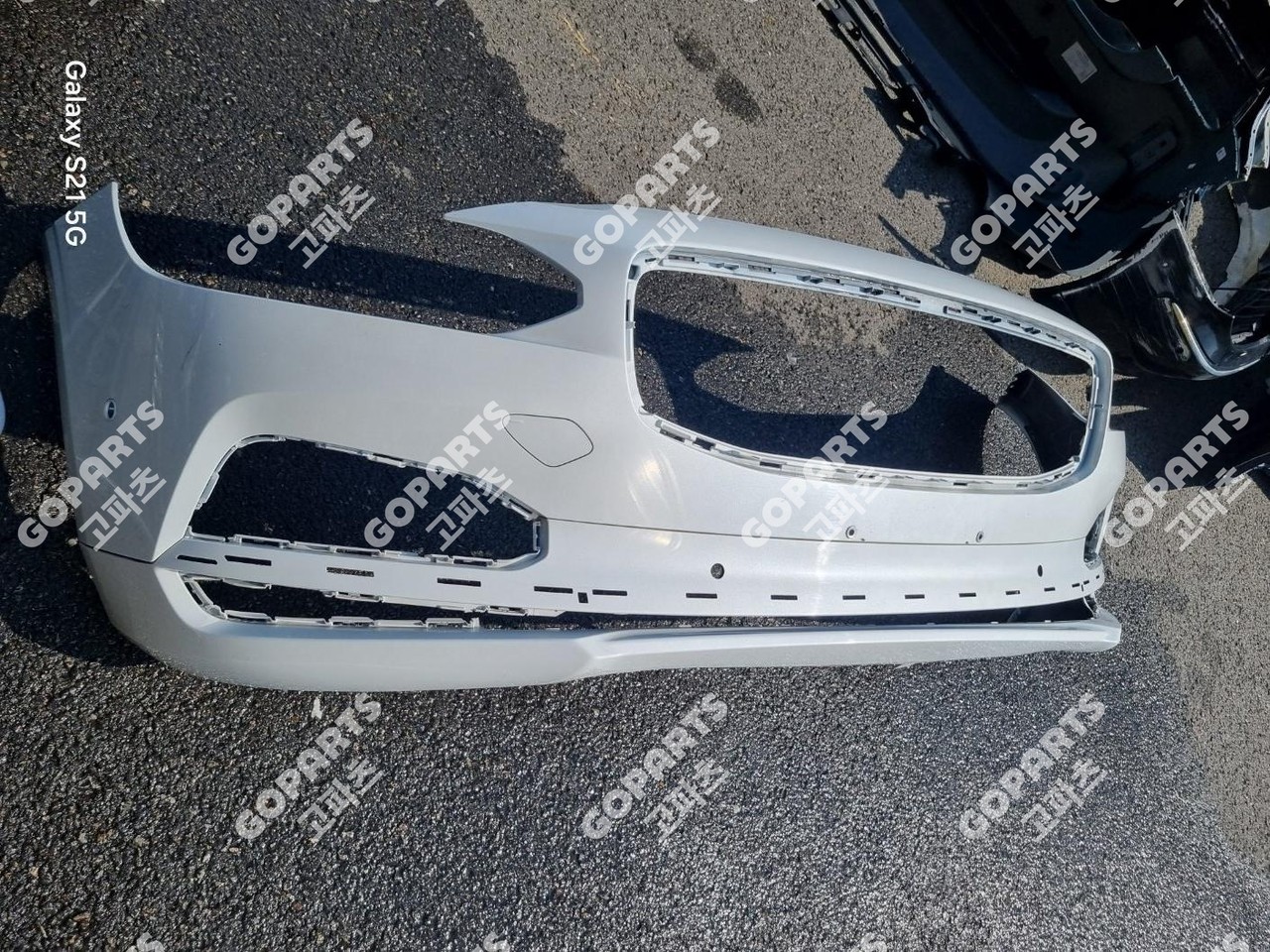 볼보 S90 2세대 후기 전범퍼 앞범퍼 전피 프론트밤바 크롬띠 물노즐X 사진 3