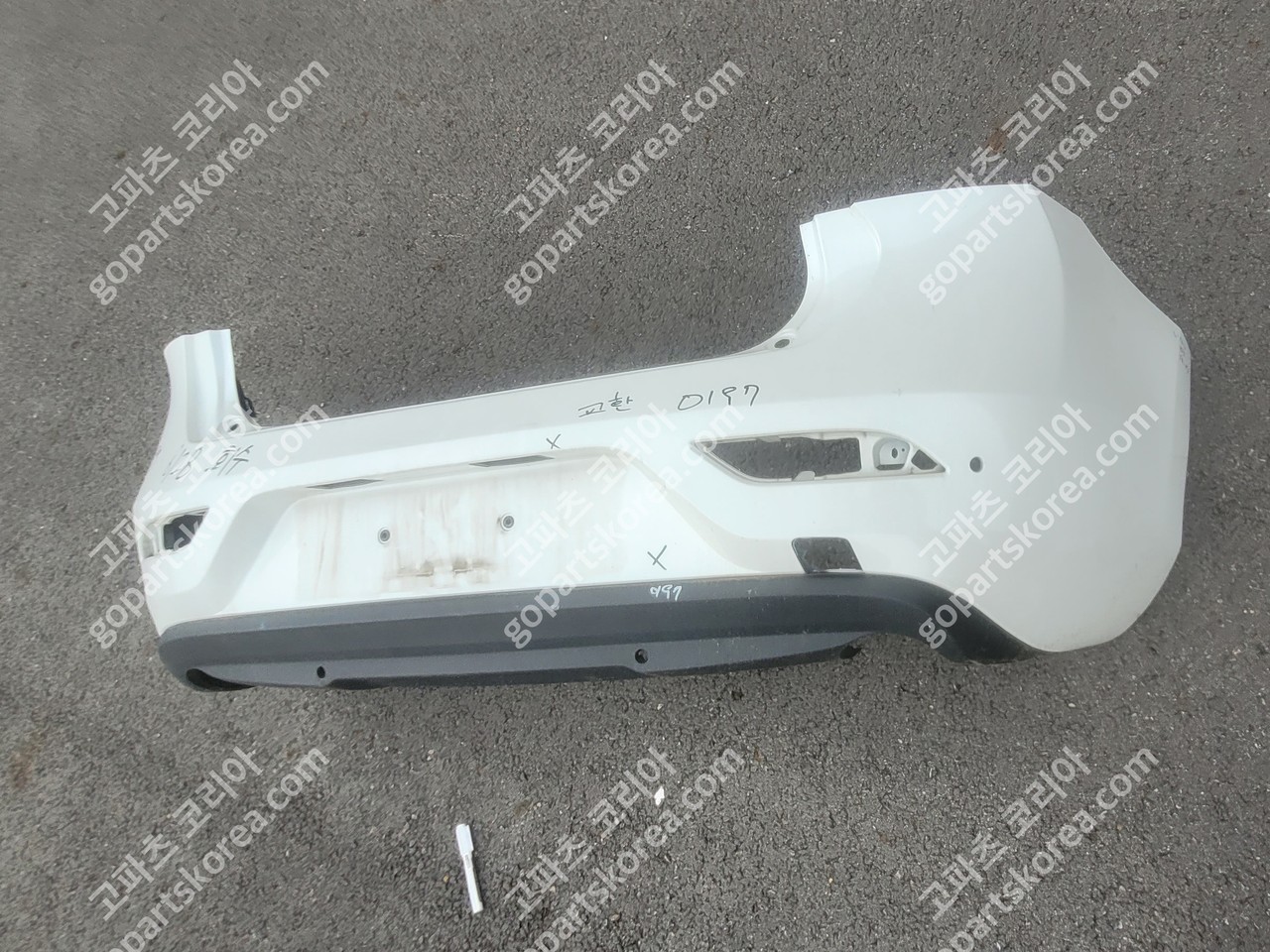 볼보 V40 D3 뒷범퍼 하단 스포일러 디퓨저 사진 2