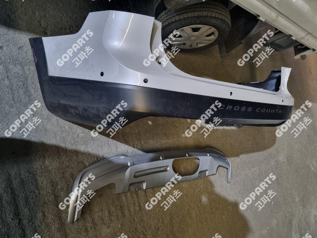 볼보 V90 2세대 크로스카운트리 후기 뒷범퍼 후피 리어밤바 상단하단스포일러디퓨저 중고