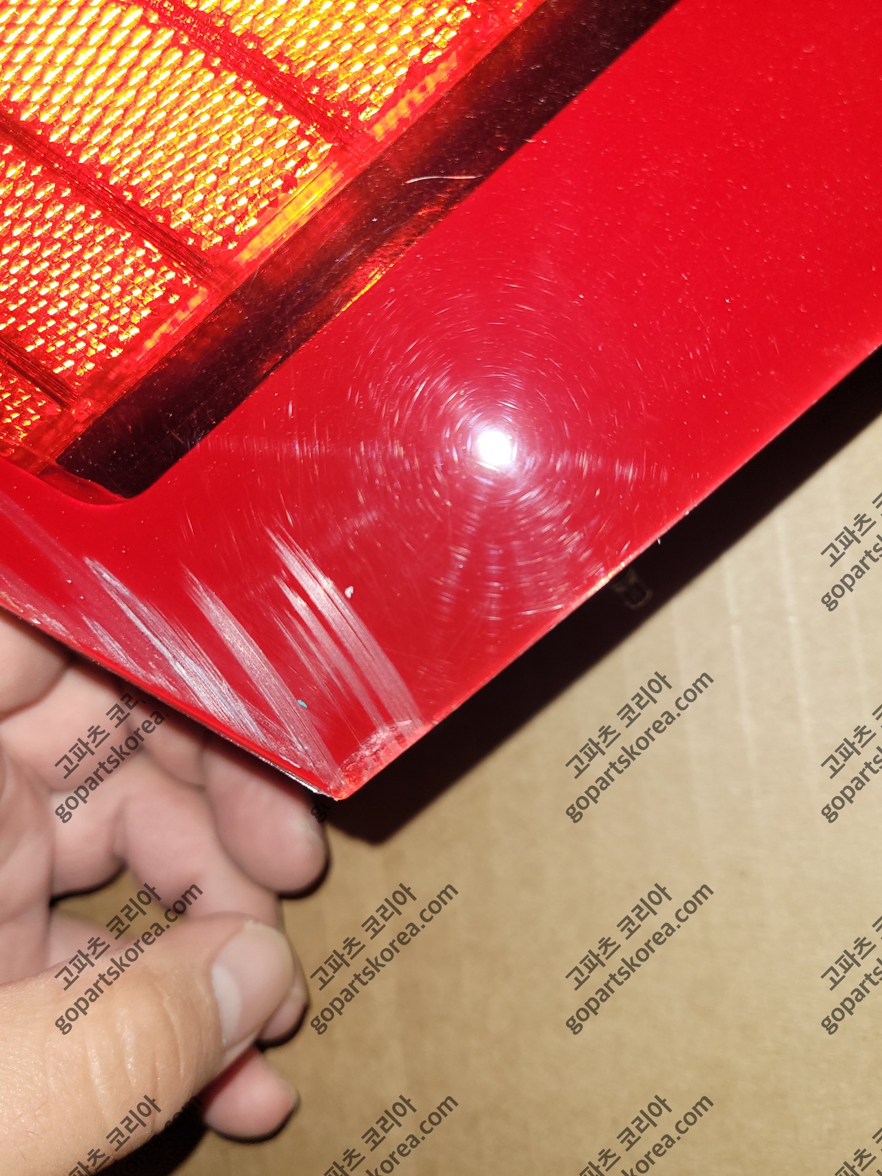 볼보 XC90 테일램프 조수석 하단미세크랙금갔으나 사용가능 중고