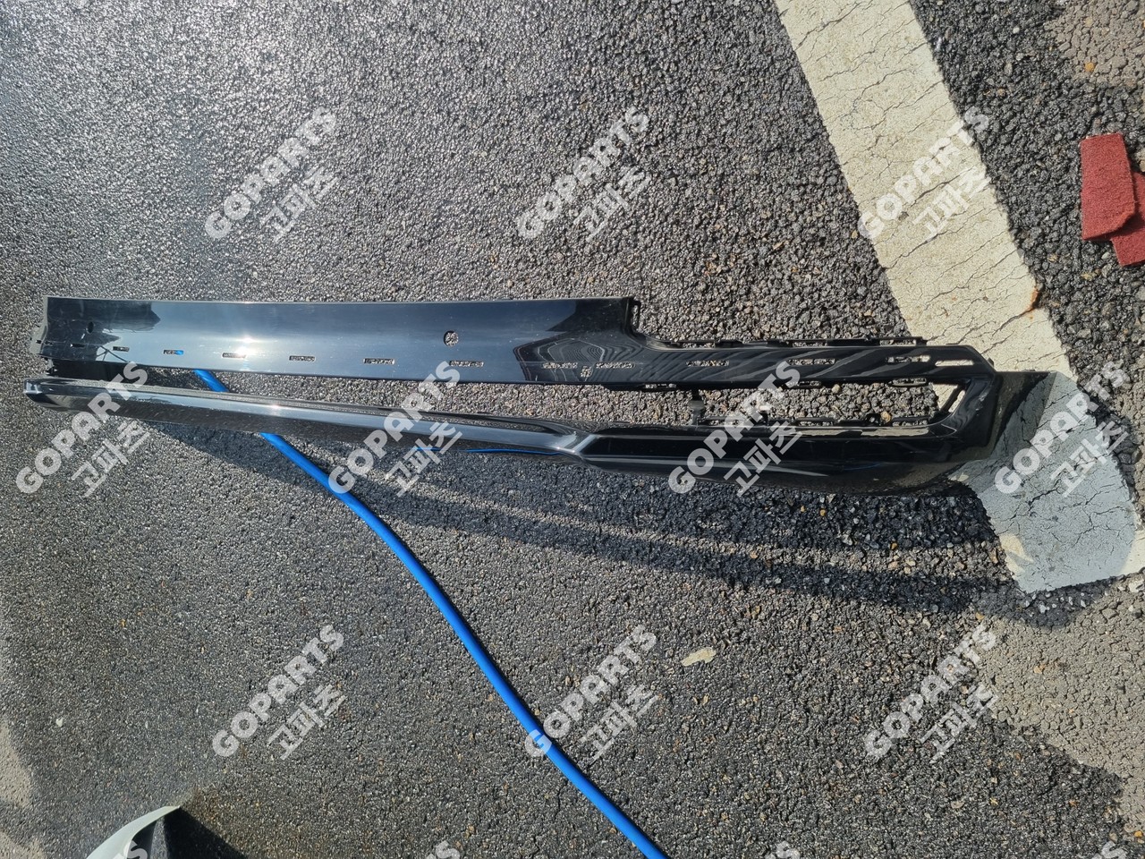 볼보S90 후기 앞범퍼 하단 중고