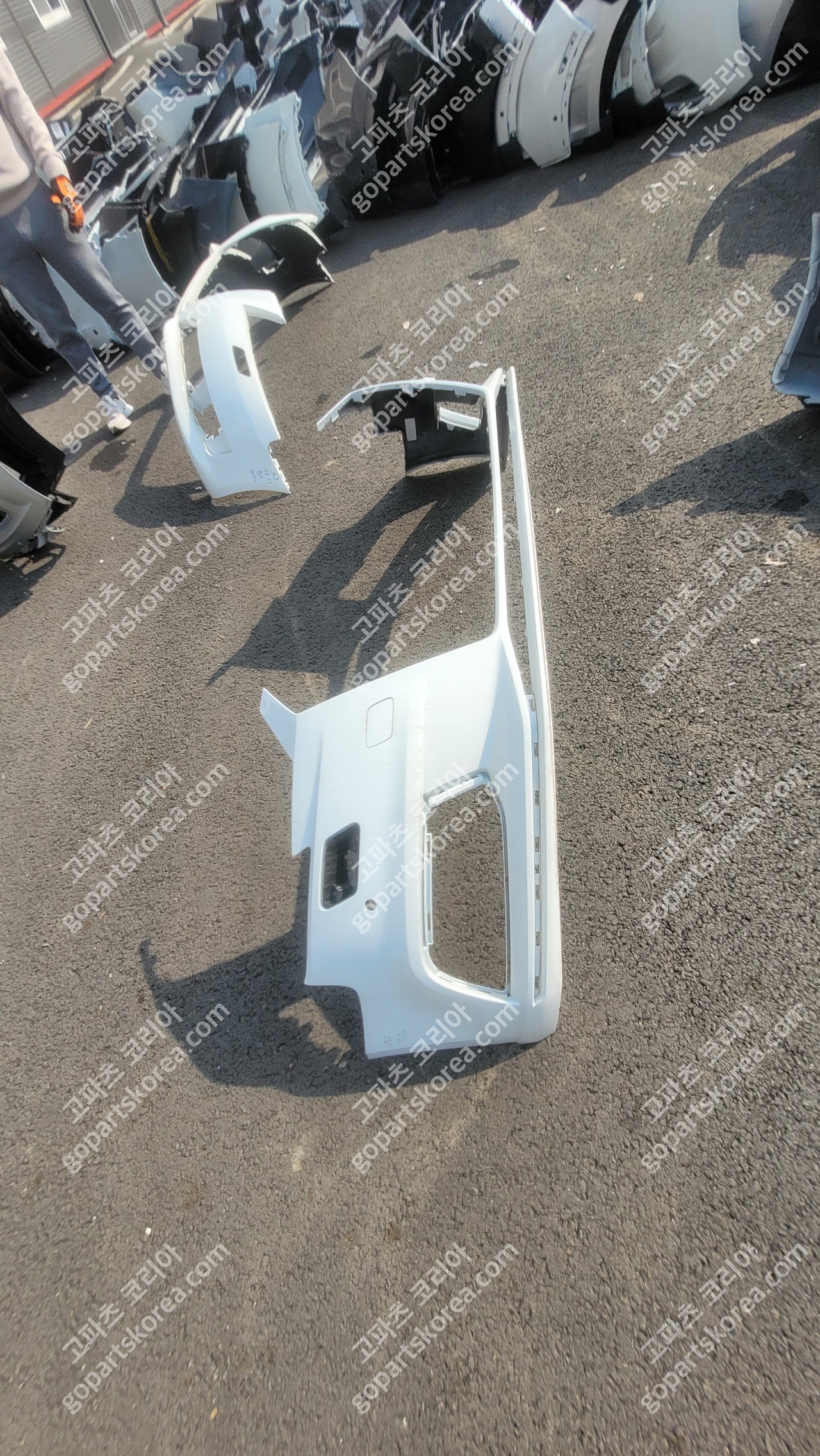 아우디 A3 8W5 전기 앞범퍼 중고