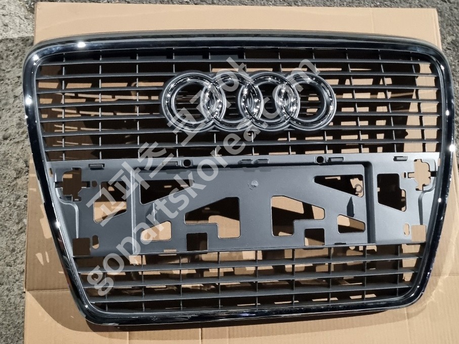 아우디 A6 C6 전기 그릴 긴번호판타입 에프터신품 중고