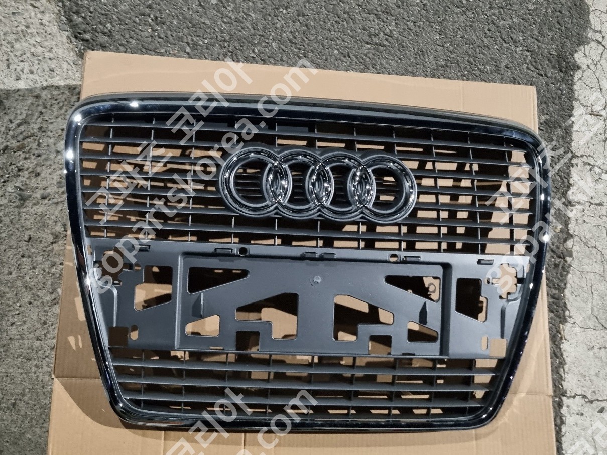 아우디 A6 C6 전기 그릴 긴번호판타입 에프터신품 사진 2
