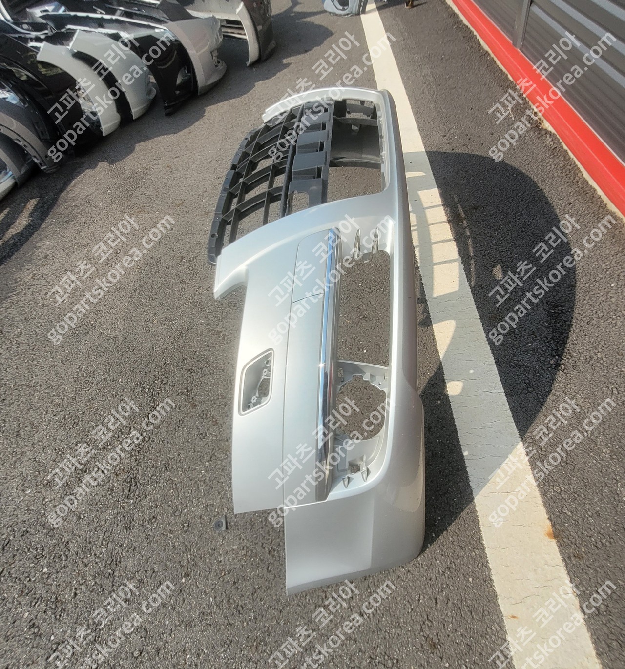 아우디 A6 C6 전기 앞범퍼 중고