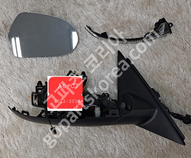 아우디 A6 C7 사이드미러 조수석 중고