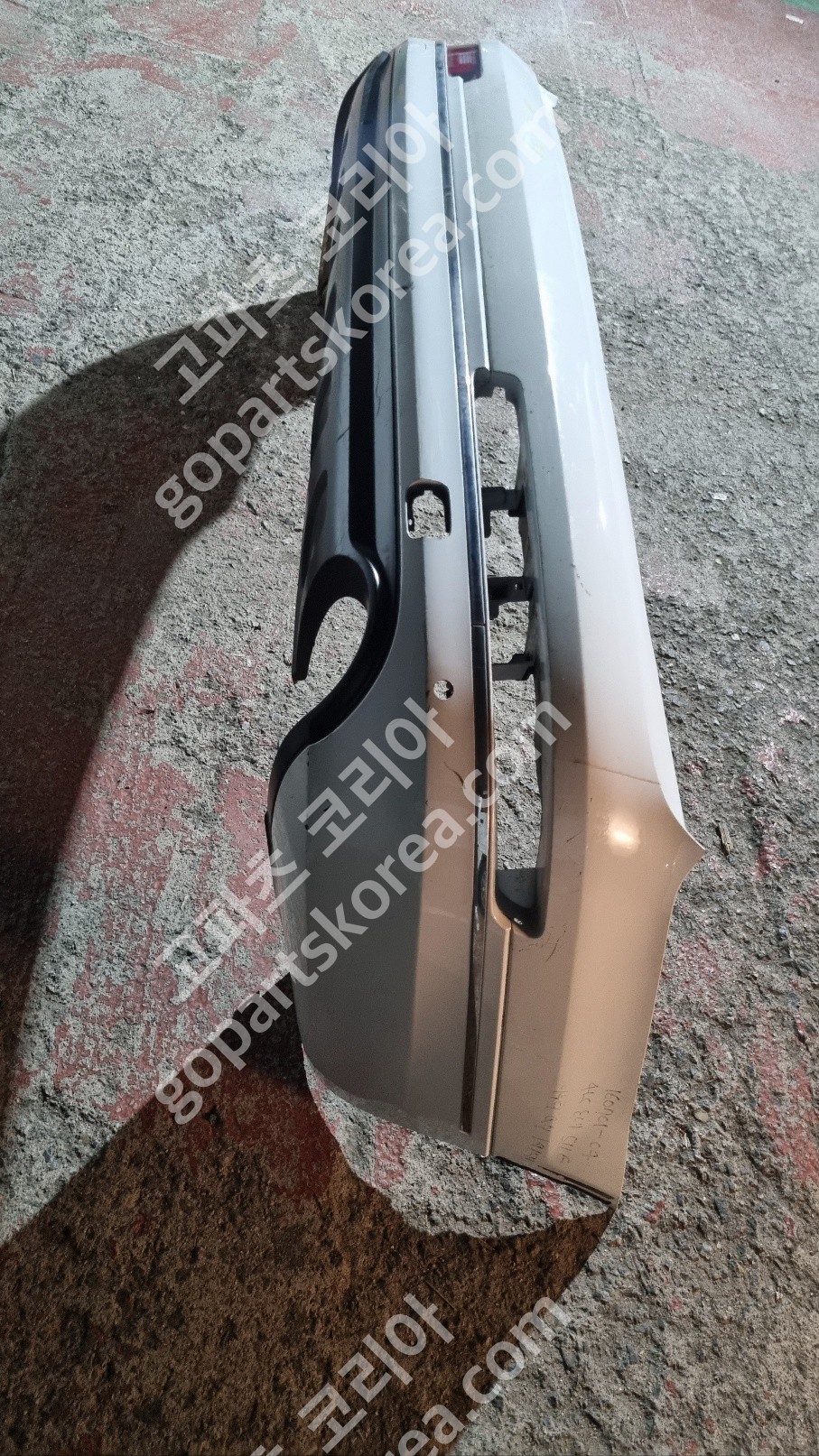 아우디 Q7 4L 후기 뒷범퍼 상단 하단스포일러 디퓨저 중고