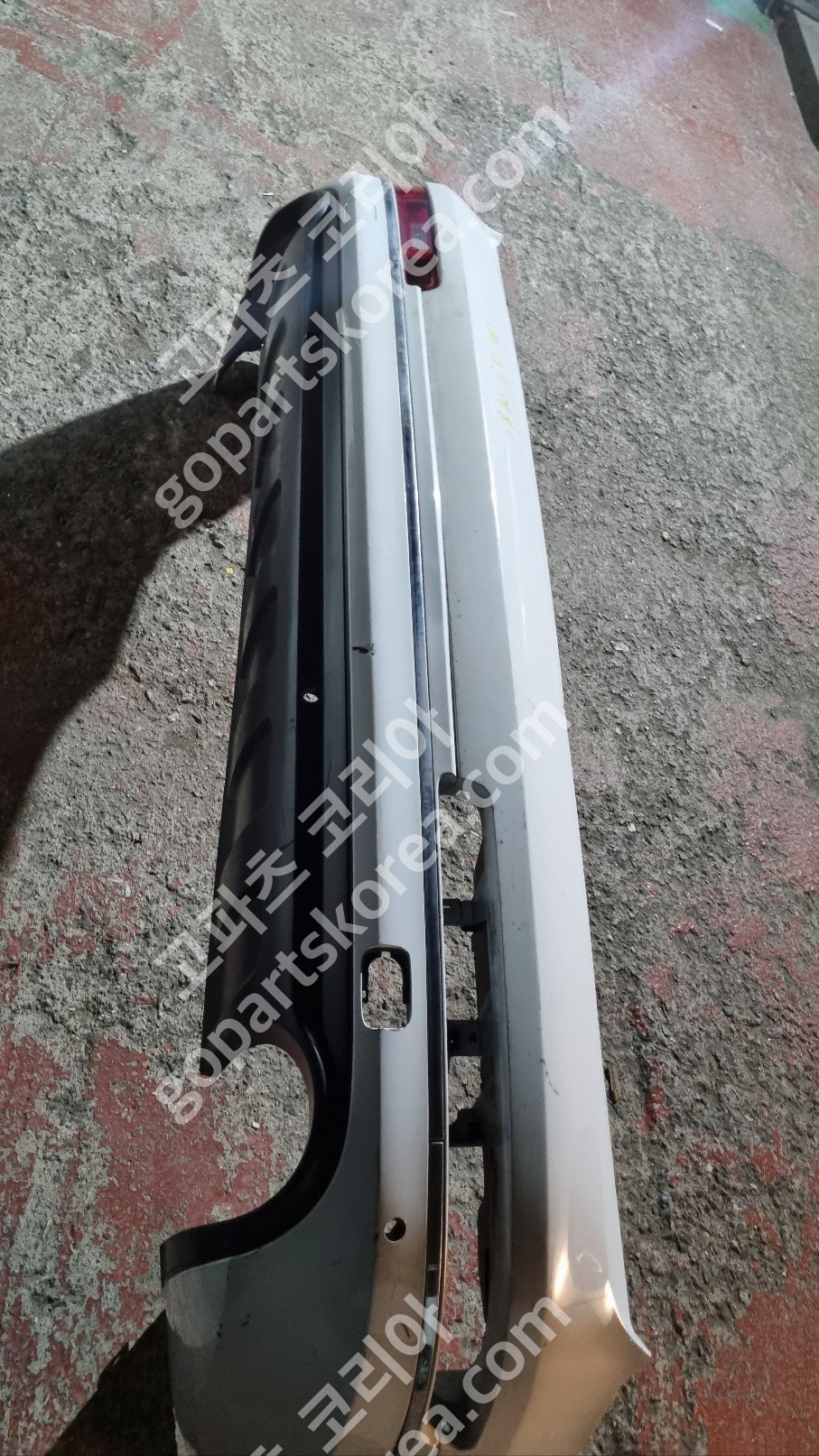 아우디 Q7 4L 후기 뒷범퍼 상단 하단스포일러 디퓨저 사진 2