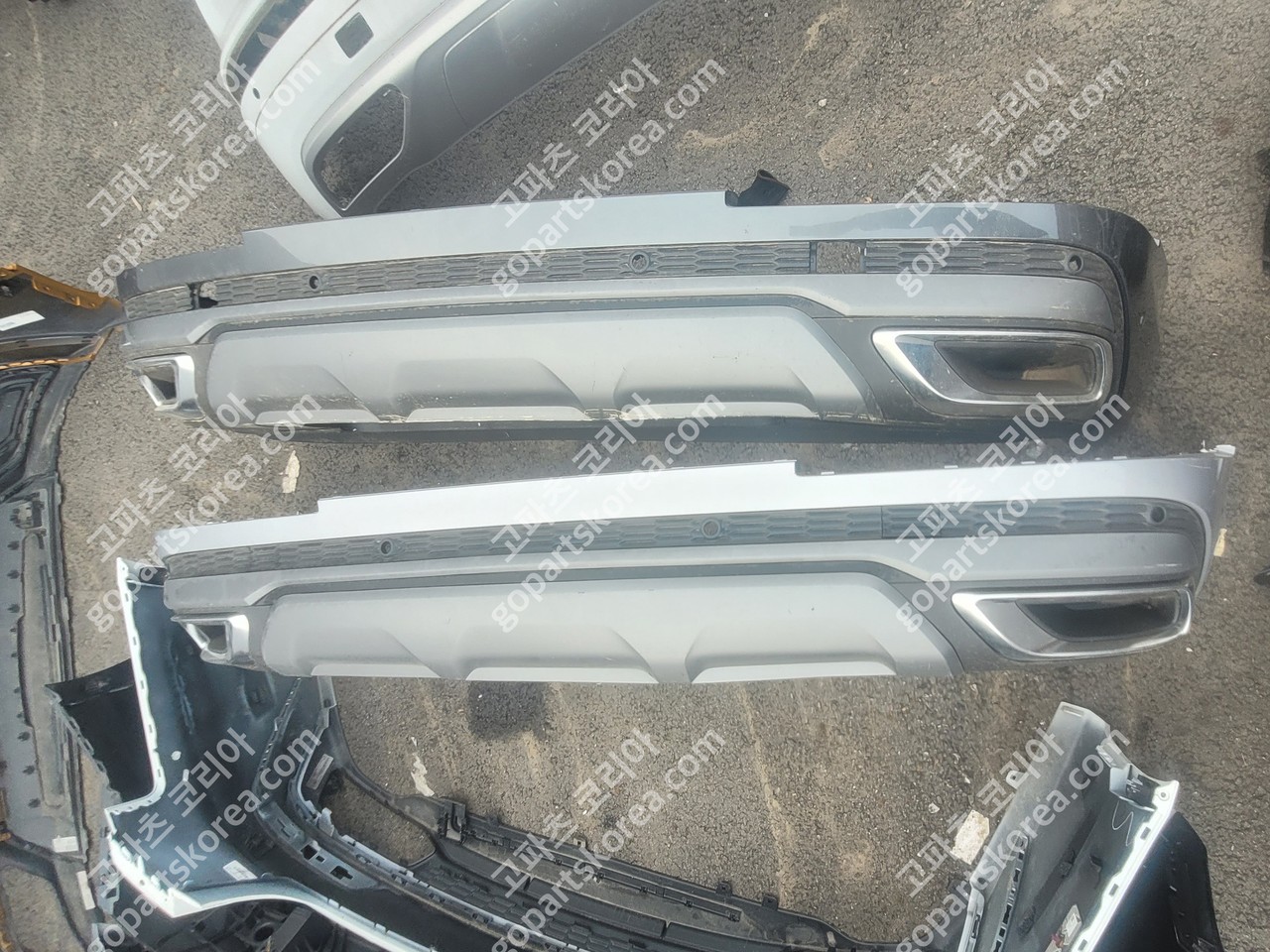 아우디 Q7 4M 뒷범퍼 디퓨저 앗세이+뒷범퍼 스포일러 앗세이 사진 2