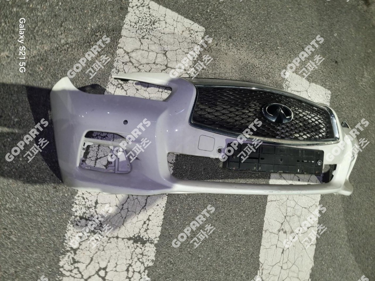 인피니티 Q50 전기 앞범퍼 전피 일반타입 라디에터그릴 전면그릴 앗세이어셈블리 사진 2