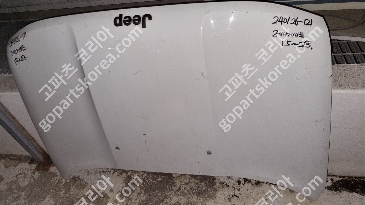 지프 레니게이드 본네트 중고