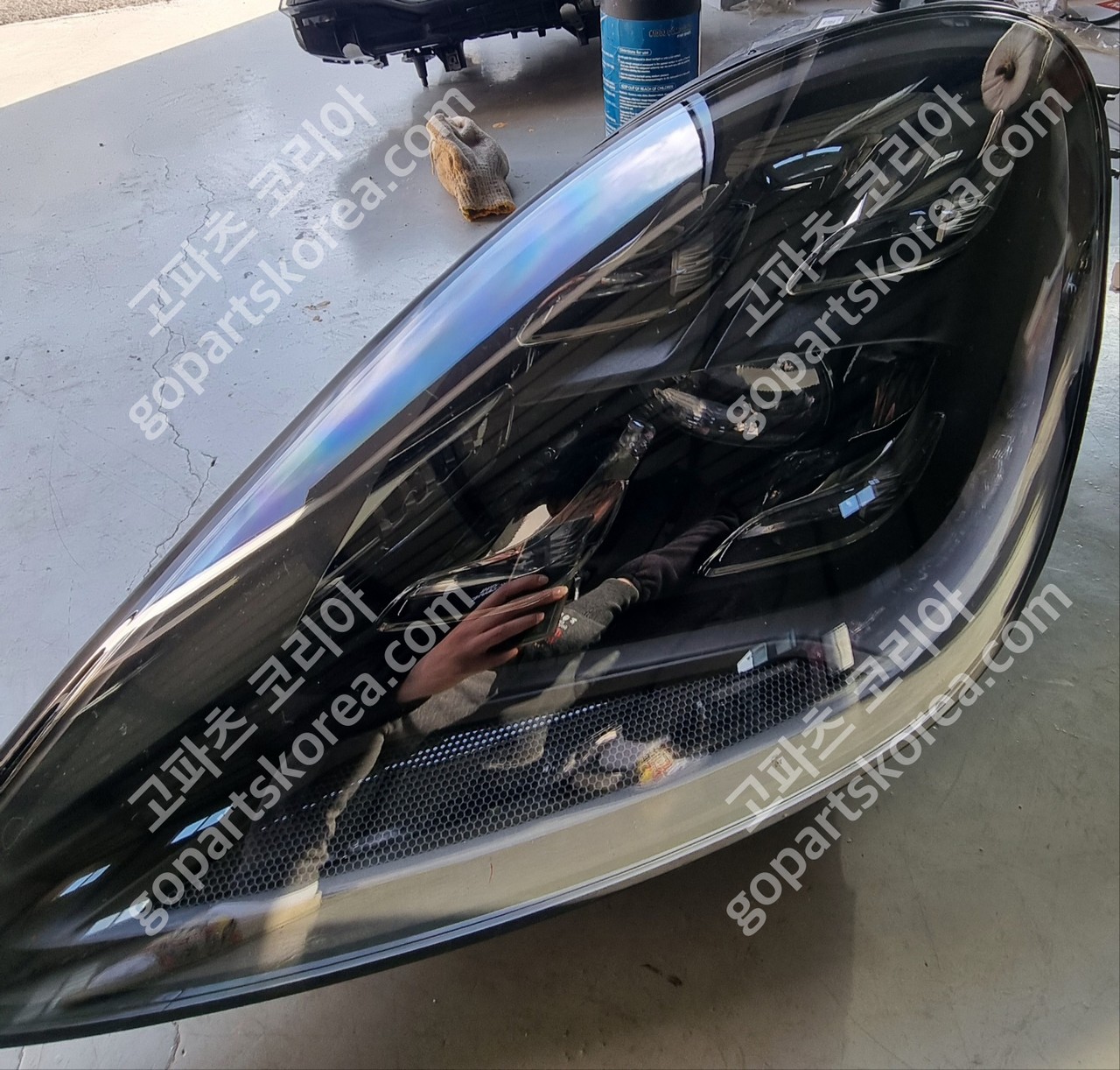포르쉐 카이엔 9Y0 헤드라이트 운전석 사진 4