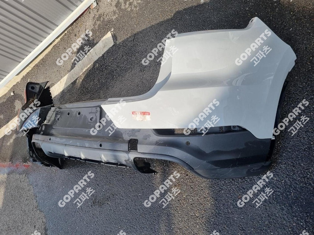 포르쉐 카이엔쿠페 9Y3 전기 뒷범퍼 뒷리어밤바 일반 상단좌우하단스포일러디퓨저 중고