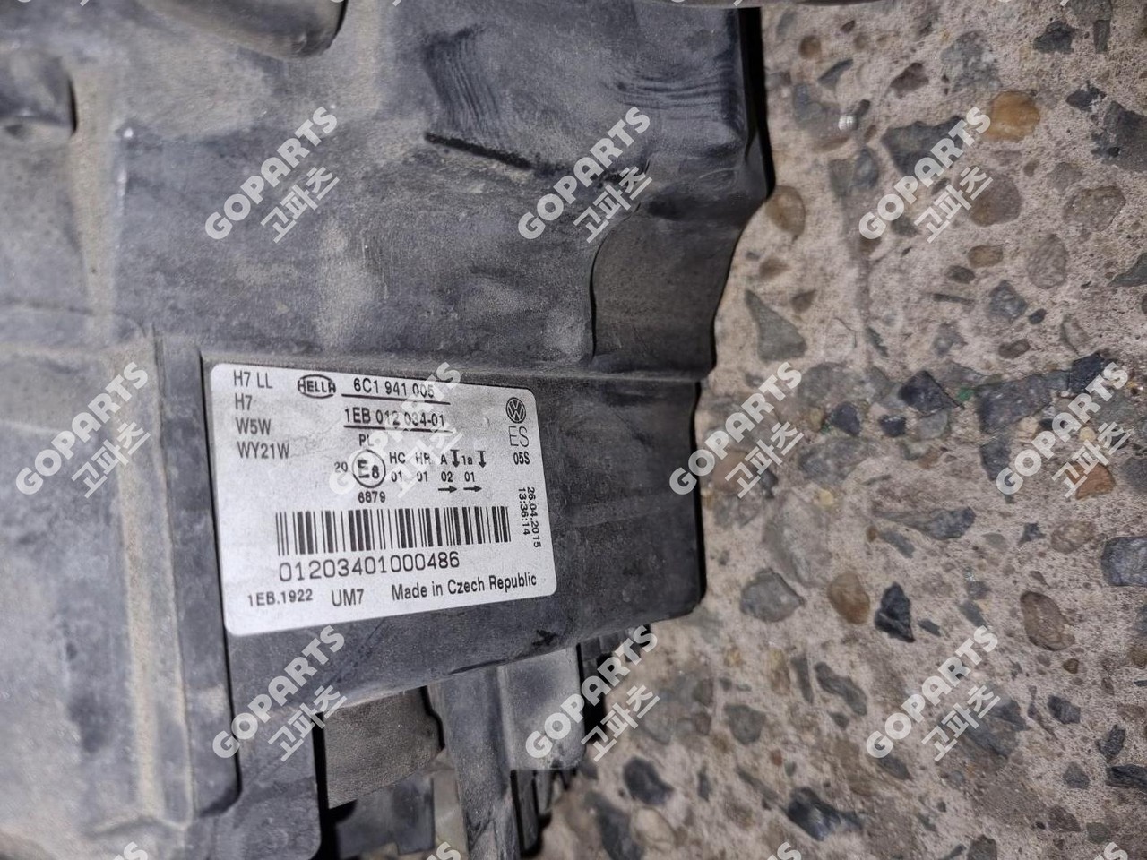 폭스바겐 폴로 5세대 중기 운전석할로겐라이트램프전조등 사진 4