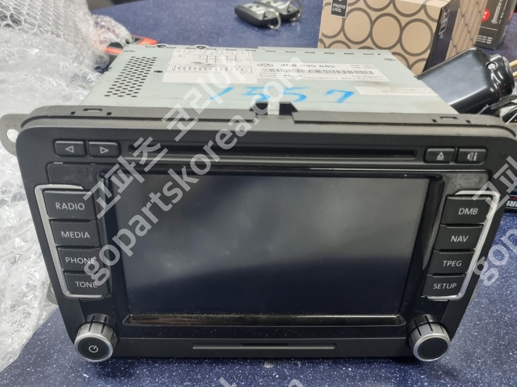 폭스바겐 CC, 제타, 파사트, 티구안,시로코 폭스바겐 부품 AVN 오디오 내장엠프 사진 3