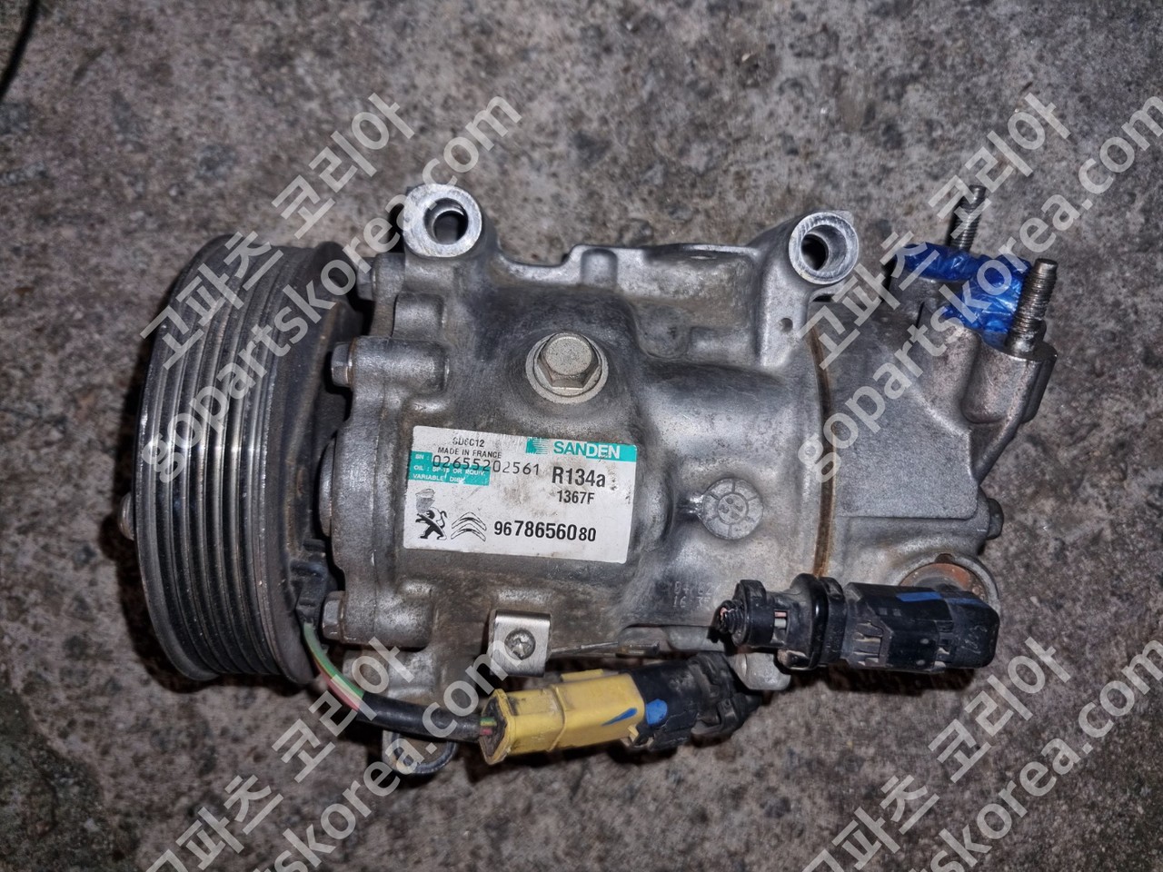 푸조 2008 1세대 부품 에어컨콤프 사진 2
