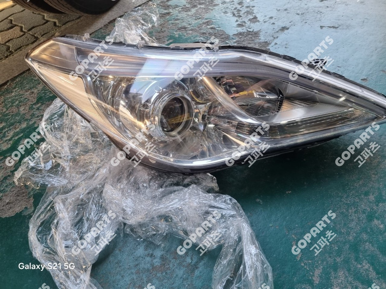 현대 그랜저 HG 5세대 조수석제논헤드라이트전조등램프 HID타입 8핀팩 중고