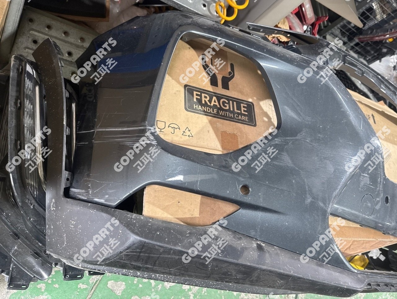 현대 싼타페 TM 4세대 전반기 앞범퍼 전피 프론트밤바 중고