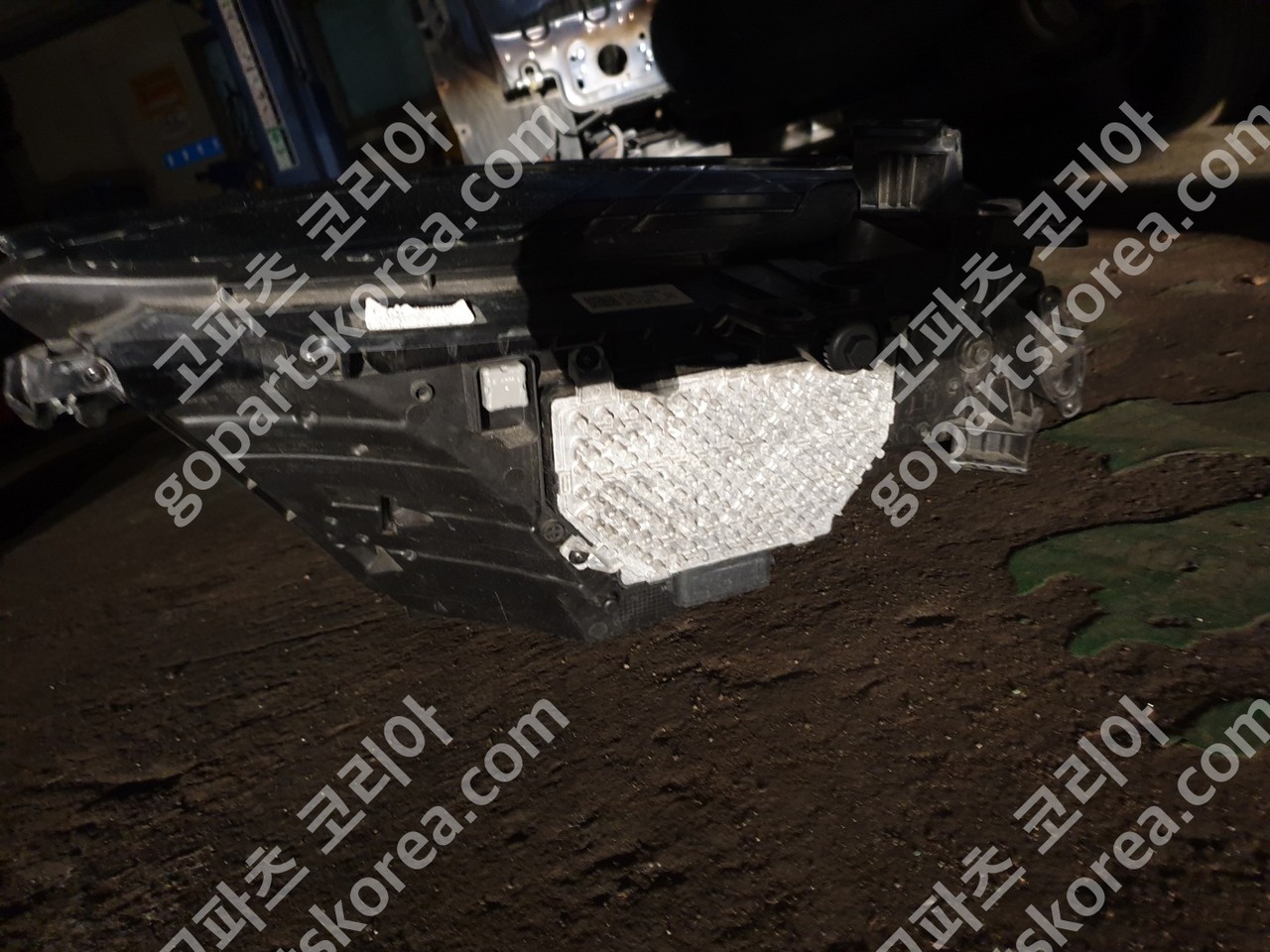 현대 제네시스 더 올뉴 G80 3세대 헤드라이트 운전석 현재 사진 2