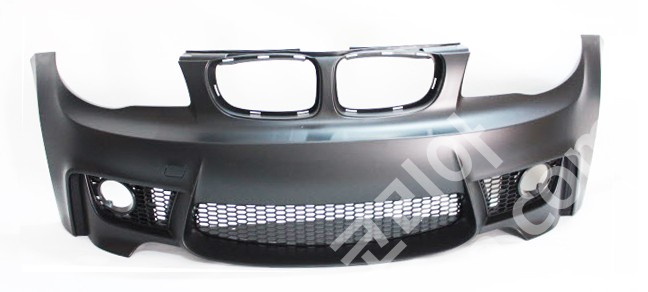 BMW 1시리즈 E82 앞범퍼 M1룩 안개등타입 에프터신품세트 사진 2