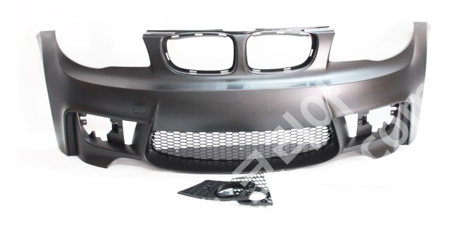 BMW 1시리즈 E82 앞범퍼 M1룩 안개등타입 에프터신품세트 사진 3