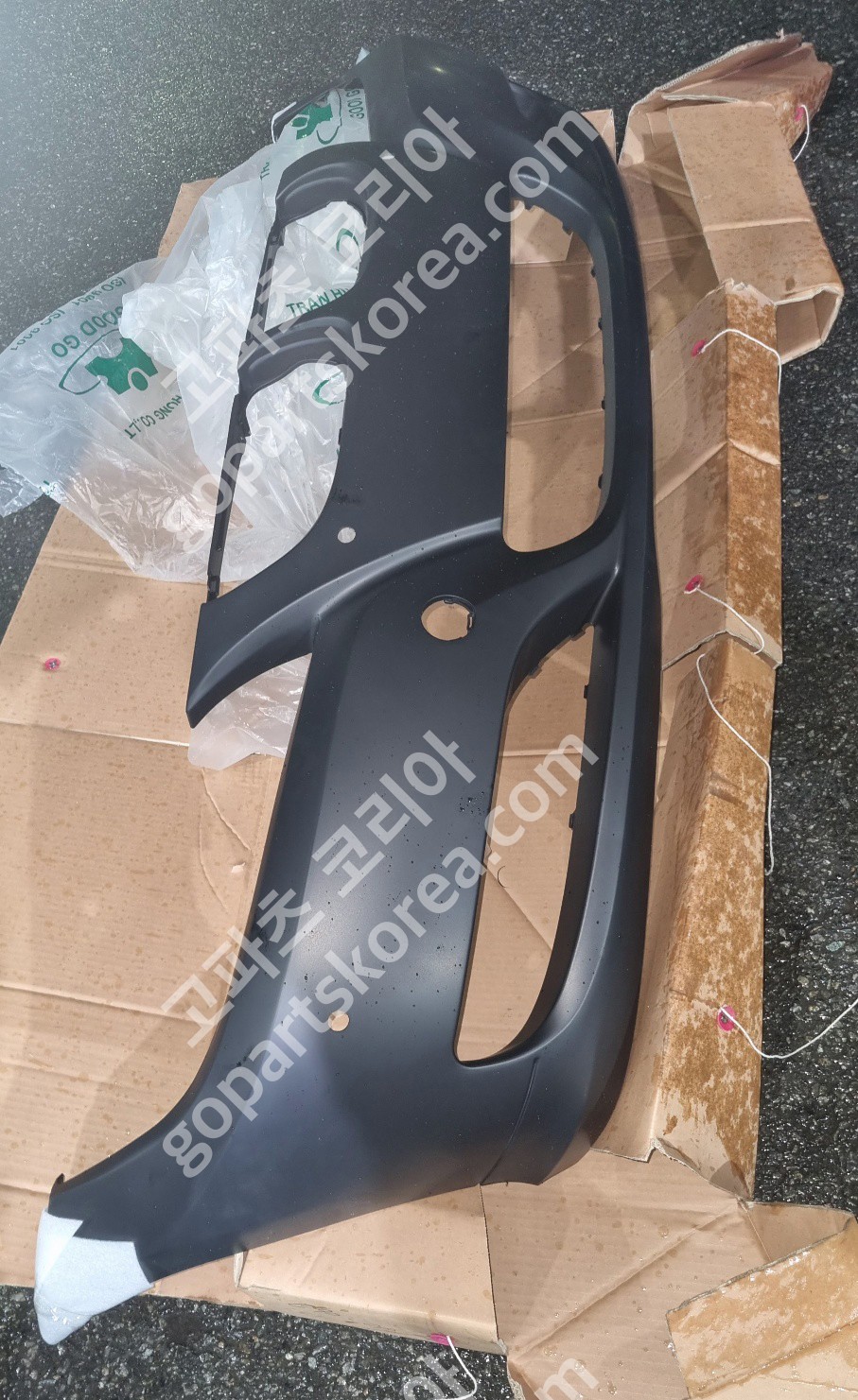 BMW 3시리즈 E90 후기 앞범퍼 에프터신품 센서4구 일반타입 중고