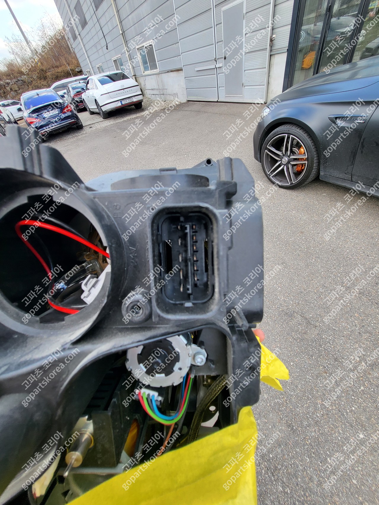 BMW 3시리즈 E90 후기 헤드라이트 운전석 사진 3