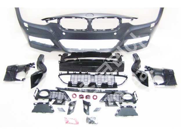 BMW 3시리즈 F30 전기 앞범퍼 M바디킷앗세이어셈블리 센서4노즐2카메라X 사진 2