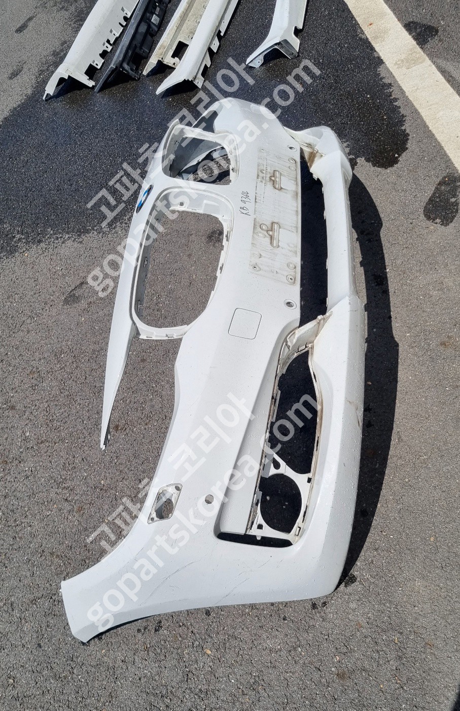 BMW 3GT F34 앞범퍼 센서4구 노즐O타입 카메라X타입, 전후기 공용 사진 3