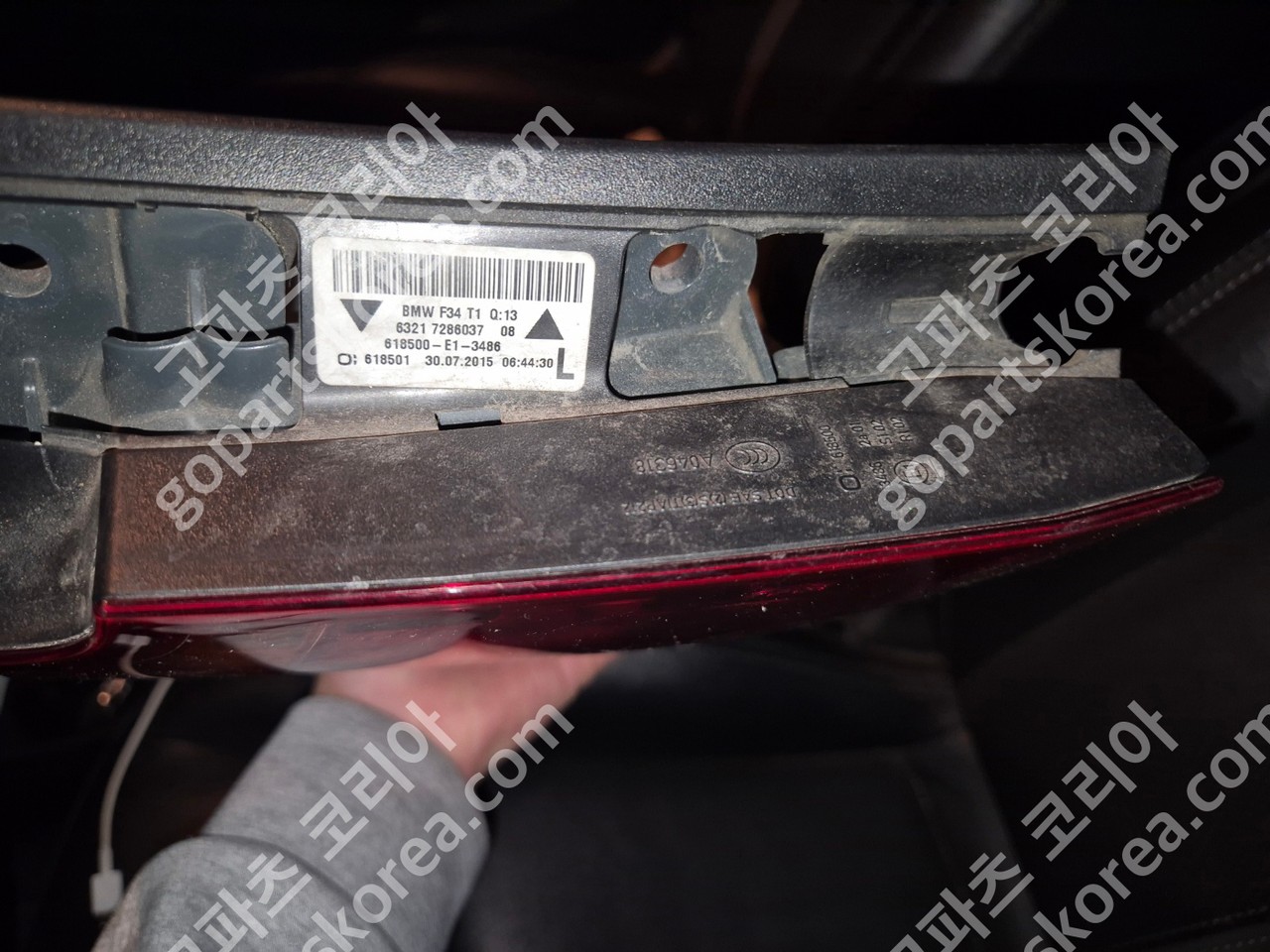 BMW 3GT F34 전기 테일램프 운전석 사진 2