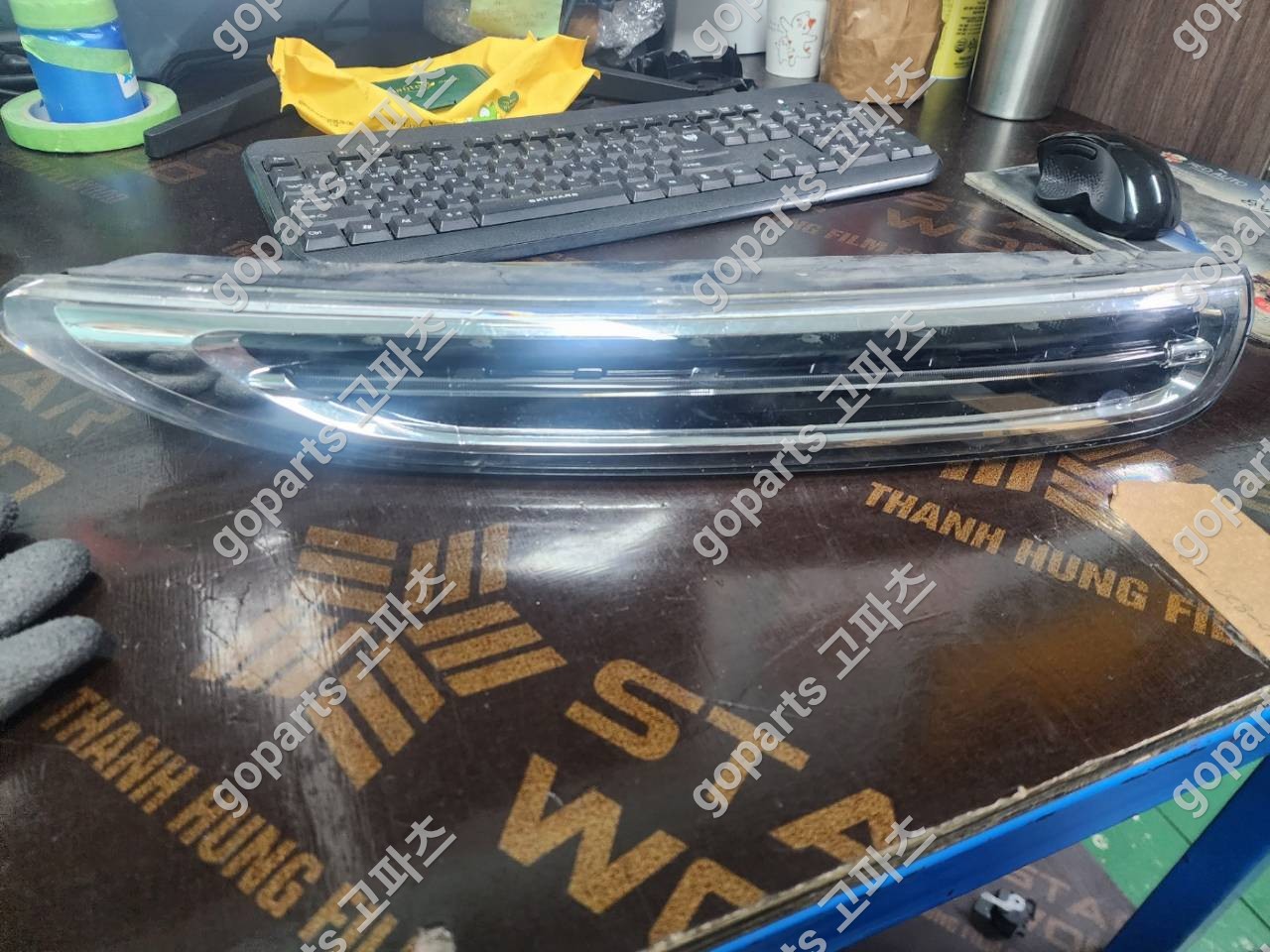 포르쉐 카이엔 958 조수석 보조라이트 DRL 교체 납품 후기