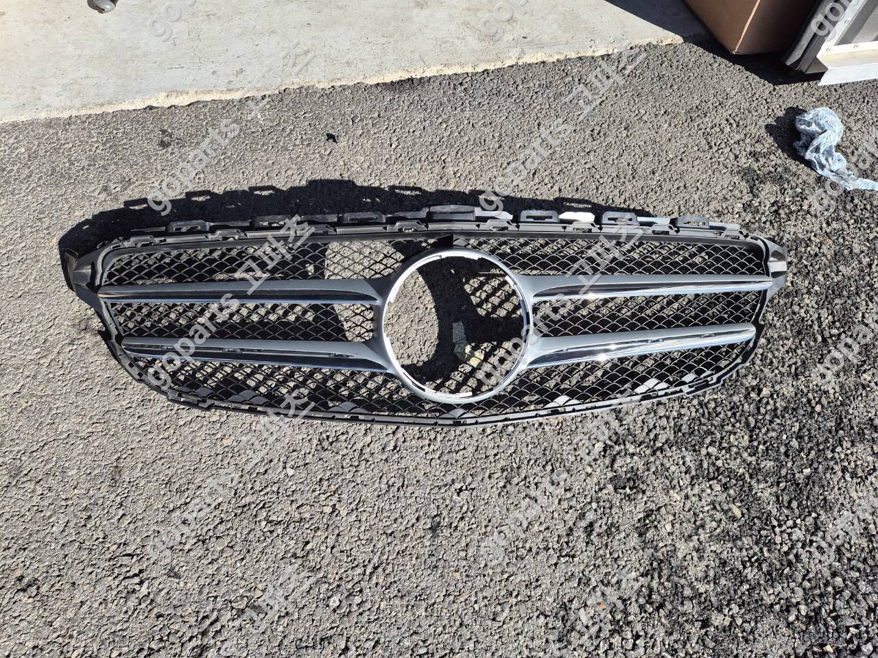 벤츠 W205 C클래스 전면그릴 교체 후기: 아방가르드 스타일 완벽 복원!