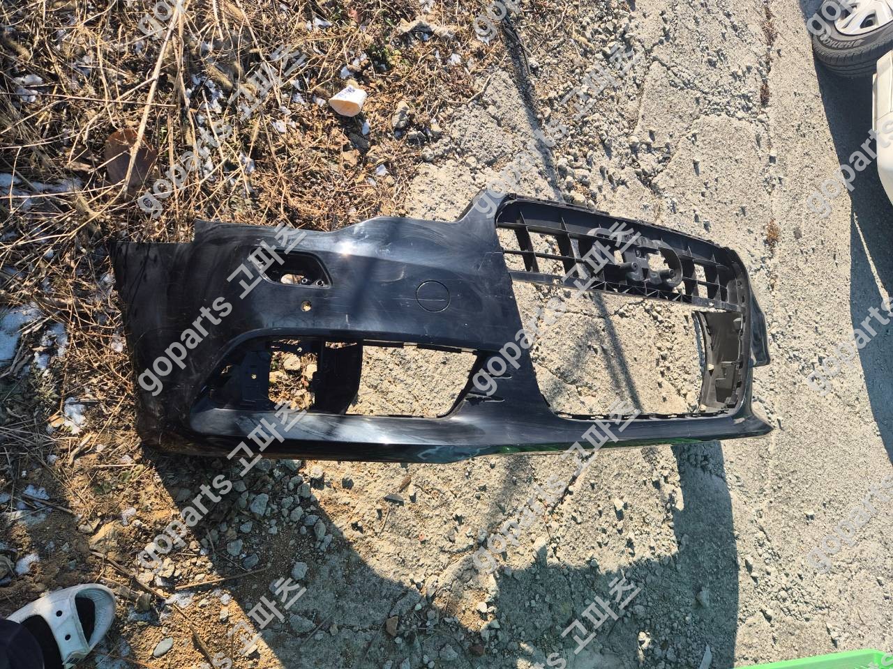 아우디 A6 4g c7 전기형 전범퍼 상세사진 2