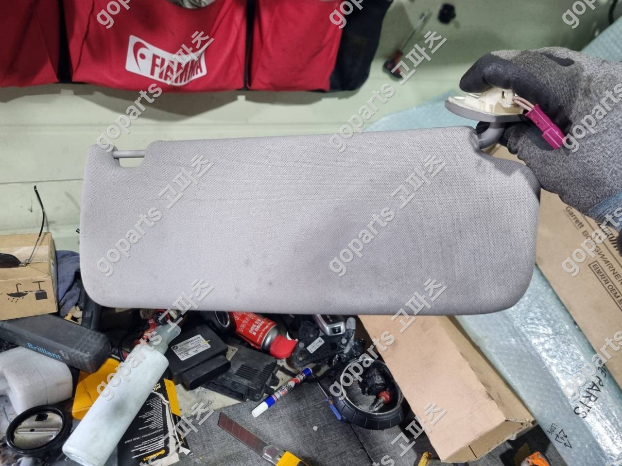 BMW F10 5시리즈 운전석 선바이저 중고 부품 완벽 납품 후기