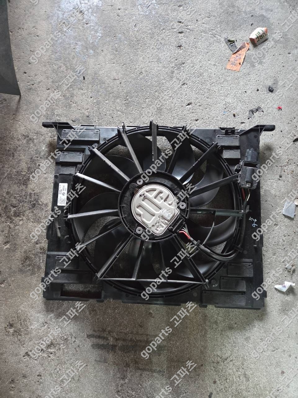 BMW 5시리즈 G30 G31 라디에이터팬 교체 후기: 부산 공업사 납품