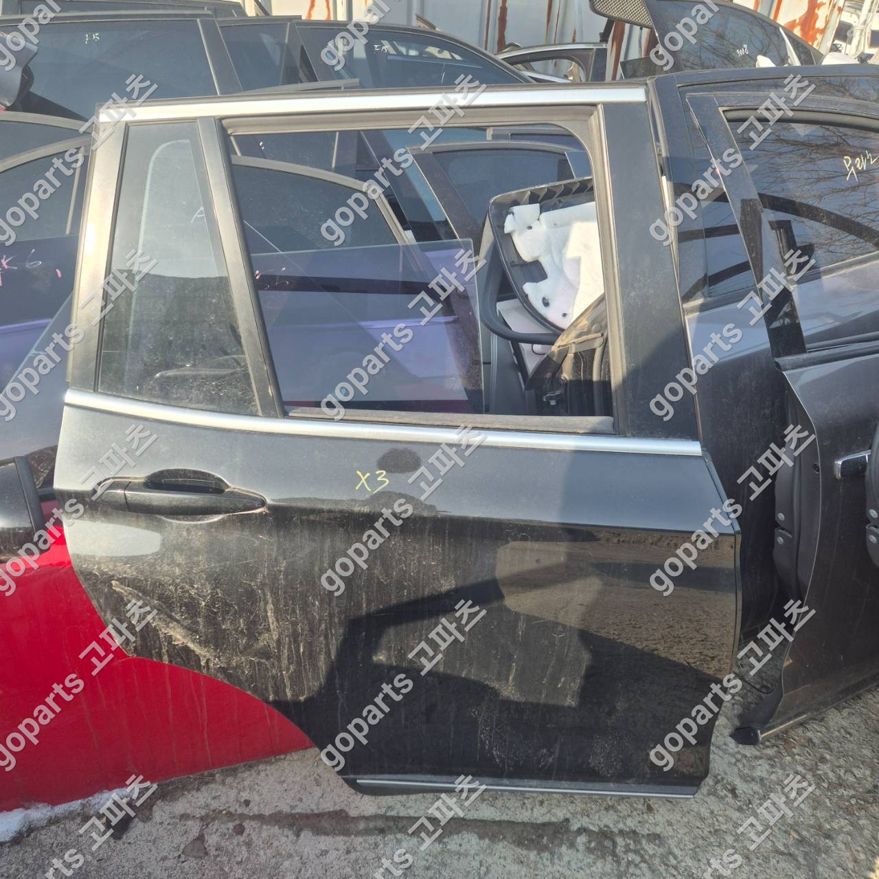 BMW X3 F25 조수석 뒷문 교체 후기: 20년 노하우 고파츠의 선택