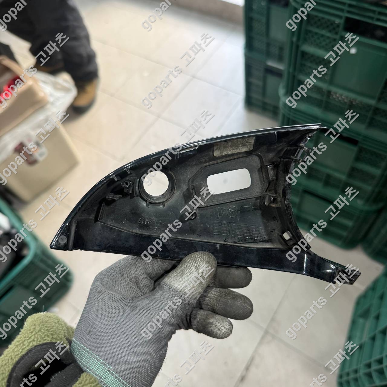 벤츠 CLS W218 운전석 사이드미러 하단커버 중고 교체 납품 후기