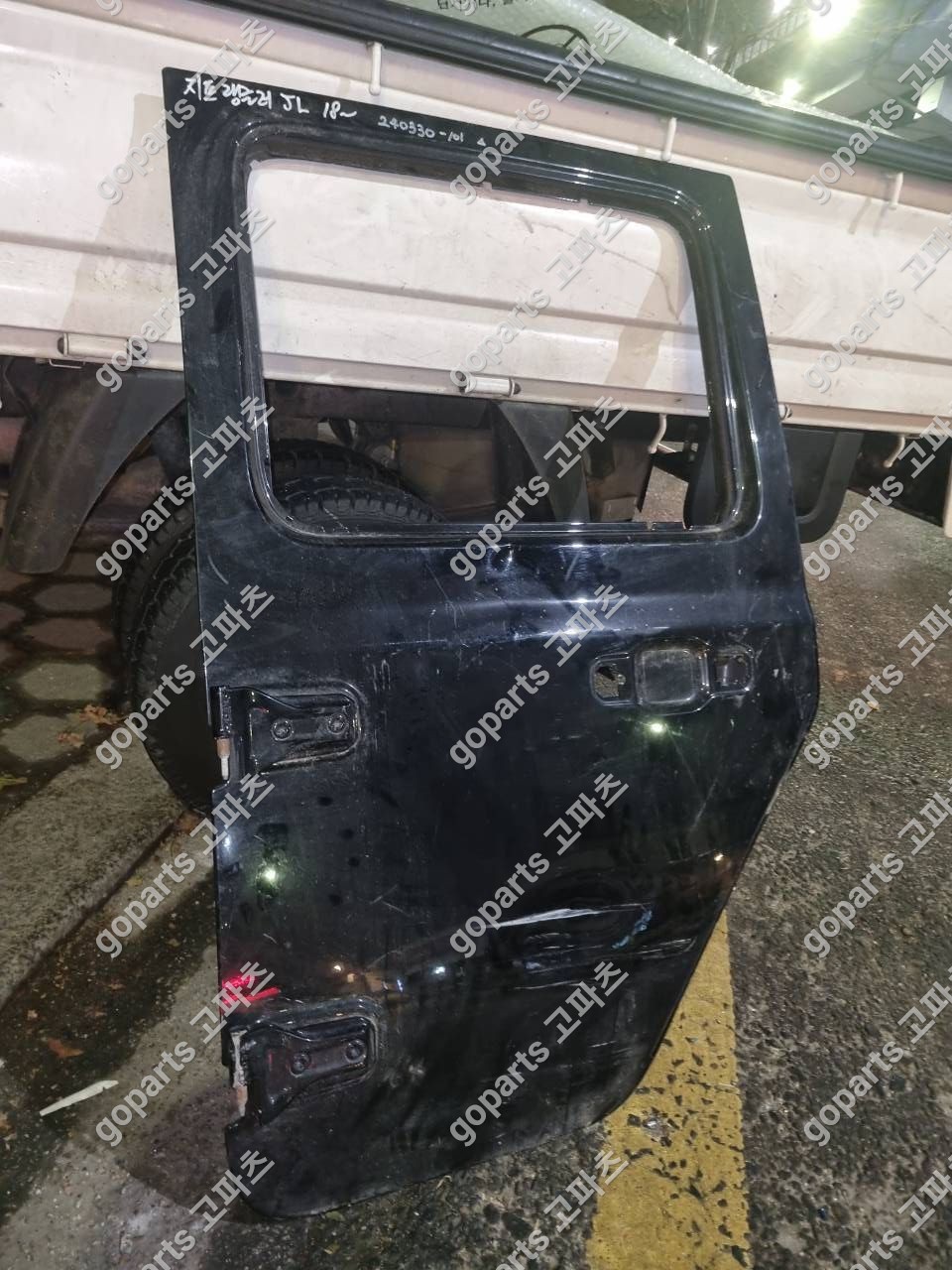 지프 랭글러 루비콘 JL 4세대 운전석 뒷문짝 교체 납품 후기