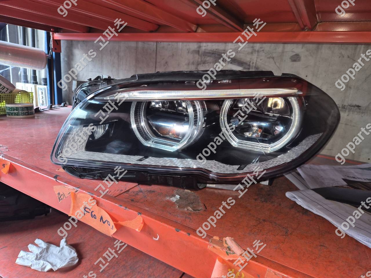 BMW F10 5시리즈 운전석 Adaptive LED 헤드라이트 중고 교체 납품 후기